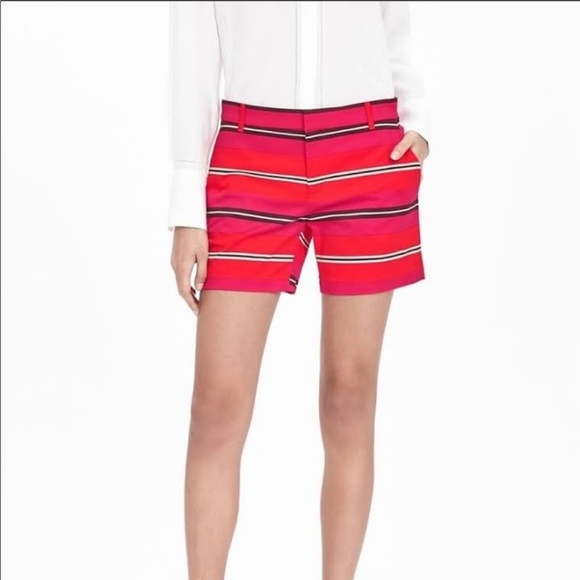 Banana Republic Multicolor Striped Shorts - Picture 1 of 7